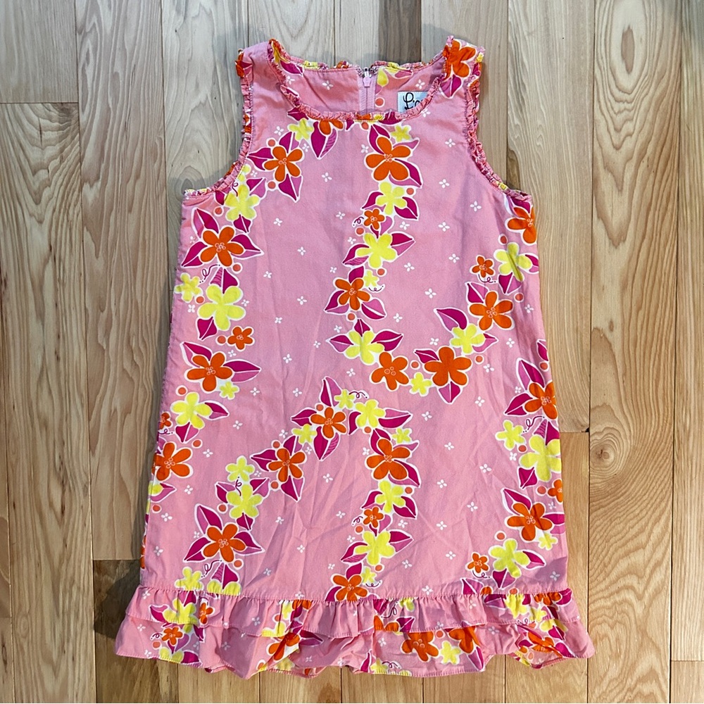 Lilly Pulitzer Floral Vintage Kids Sheath Dress